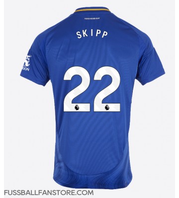 Leicester City Oliver Skipp #22 Replik Heimtrikot 2024-25 Kurzarm